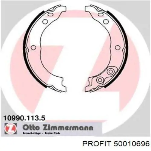 Тормозные колодки стояночного тормоза Profit 50010696 цена, от 16.53 USD