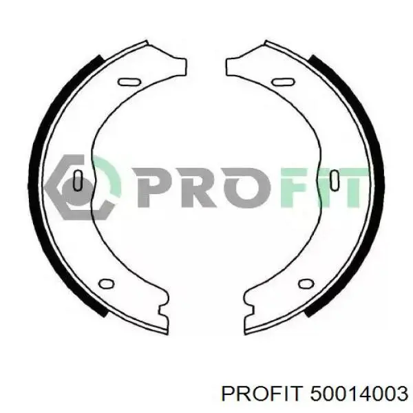 Колодки ручника 50014003 Profit