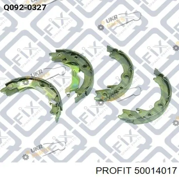 Колодки ручника/стоянкового гальма 50014017 Profit