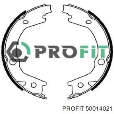 Juego de zapatas de frenos, freno de estacionamiento 50014021 Profit