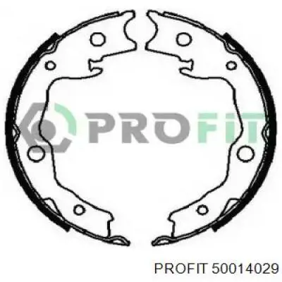 50014029 Profit sapatas do freio de estacionamento
