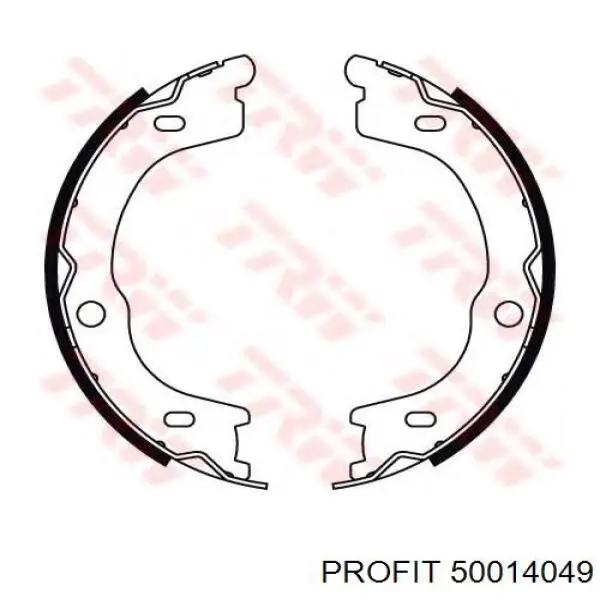 50014049 Profit sapatas do freio de estacionamento