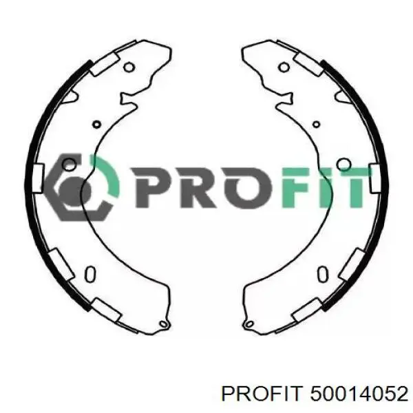 Задние барабанные колодки 50014052 Profit