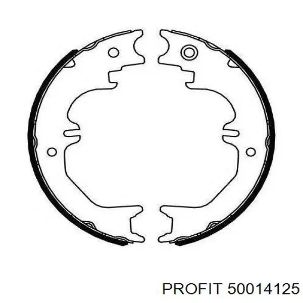 Колодки ручника 50014125 Profit