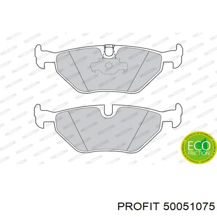 Задние тормозные колодки 50051075 Profit