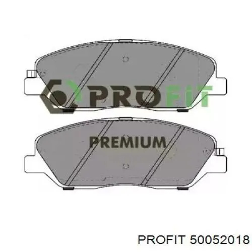 50052018 Profit sapatas do freio dianteiras de disco