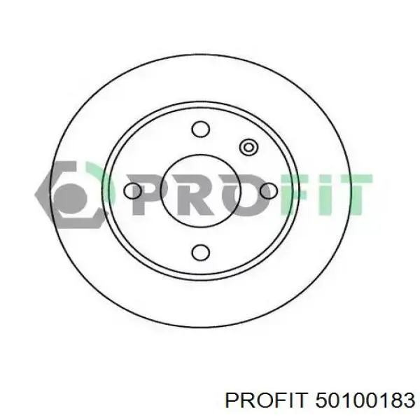 5010-0183 Profit диск тормозной передний