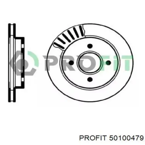 Тормозные диски 50100479 Profit