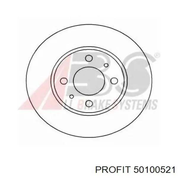 Freno de disco delantero 50100521 Profit