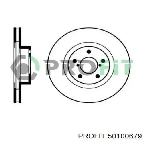 Передние тормозные диски 50100679 Profit