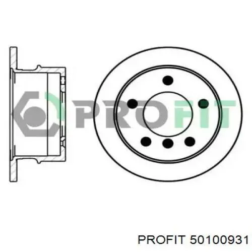 Тормозные диски 50100931 Profit
