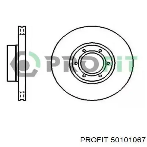 Передние тормозные диски 50101067 Profit