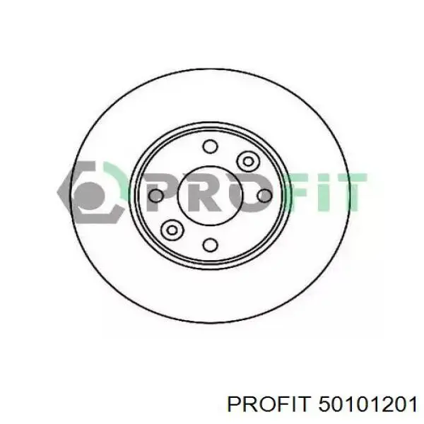 Передние тормозные диски 50101201 Profit