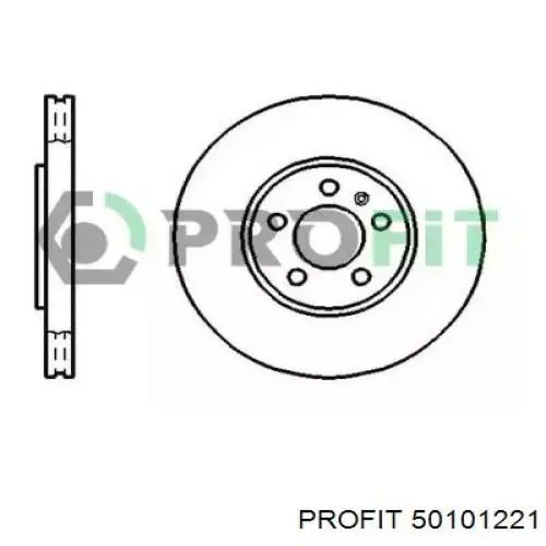 5010-1221 Profit передние тормозные диски