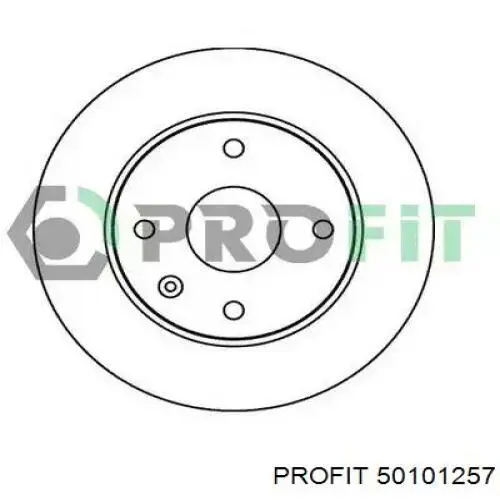 Передние тормозные диски 50101257 Profit