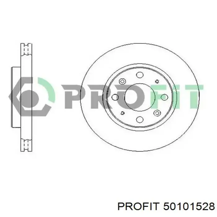 50101528 Profit диск тормозной передний