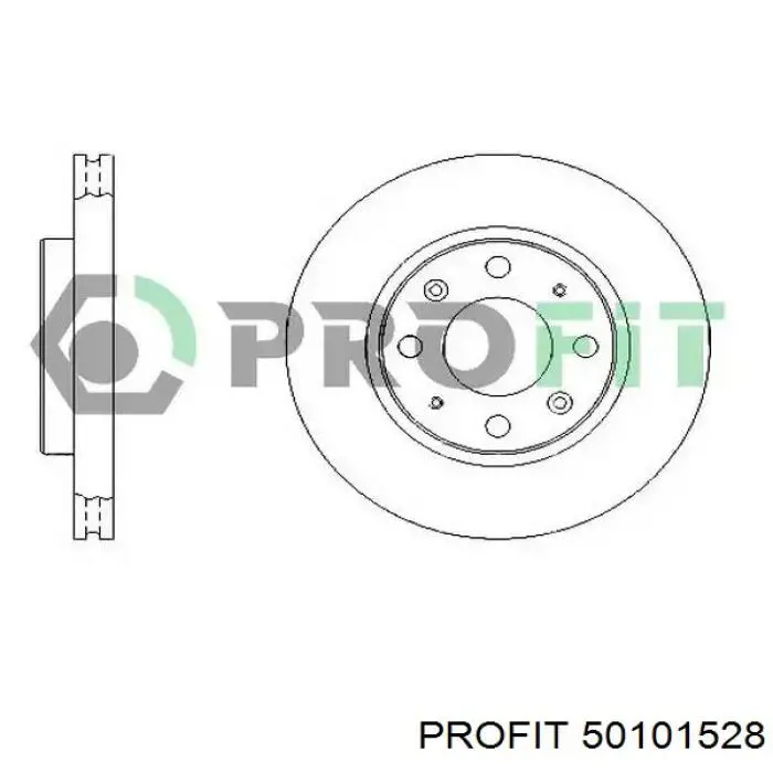 Передние тормозные диски 50101528 Profit
