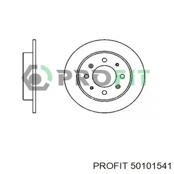 50101541 Profit Дисковый тормоз