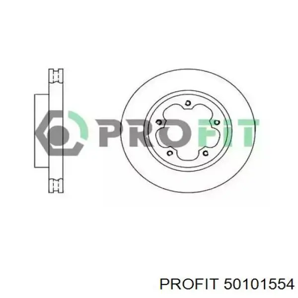 Передние тормозные диски 50101554 Profit