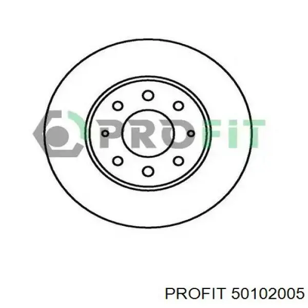 50102005 Profit диск тормозной передний