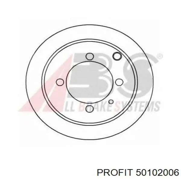 Тормозные диски 50102006 Profit