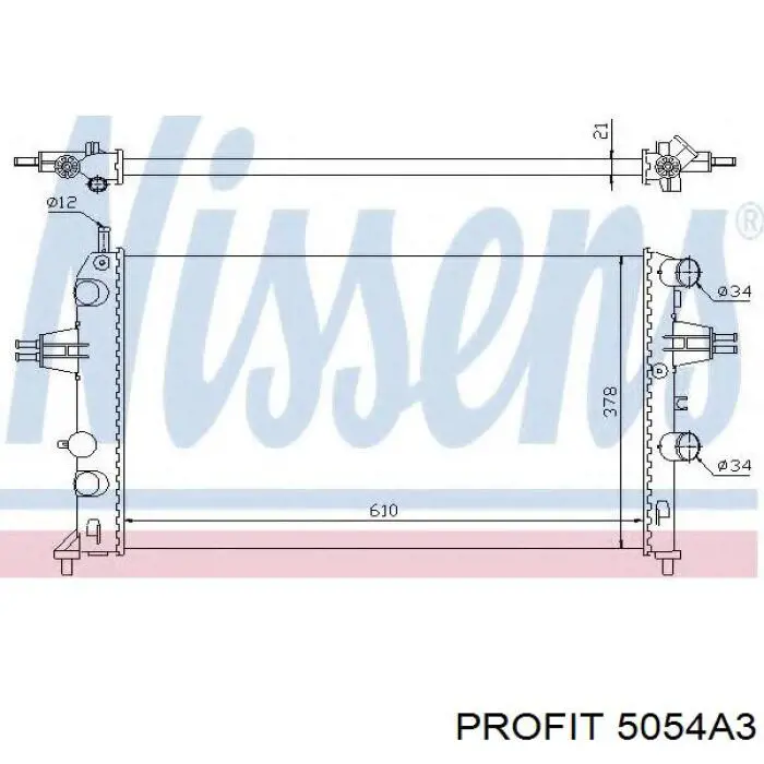 Радиатор 252255 Glyser