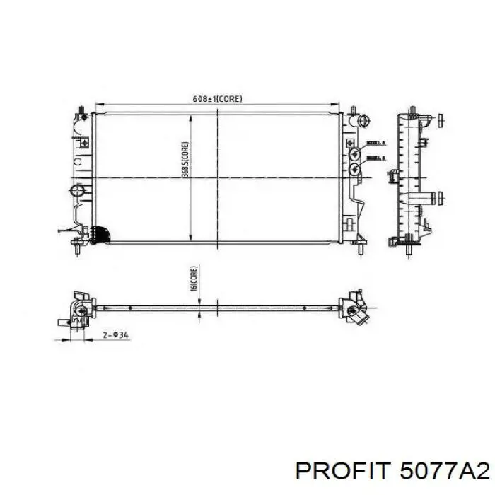 Радиатор AC297856 Maxgear