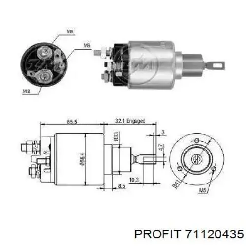 Стартер 71120435 Profit