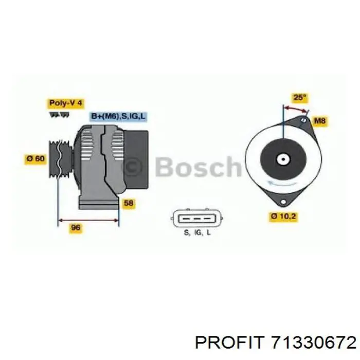 Выпрямитель Profit 71330672 цена, от 13.43 USD