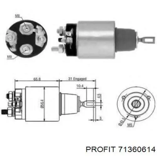 SD0124 As-pl Привод стартера