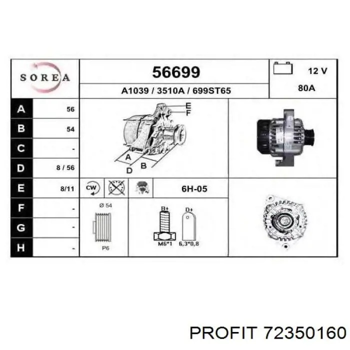 Коллектор ротора генератора AS/Auto Storm ASL9050S цена, от 2.90 USD