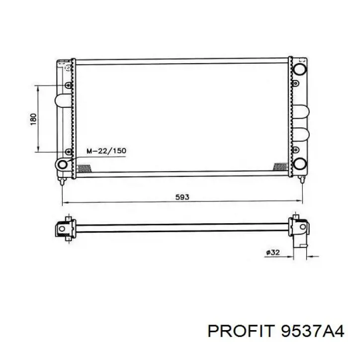 Радиатор R20014 Sato Tech