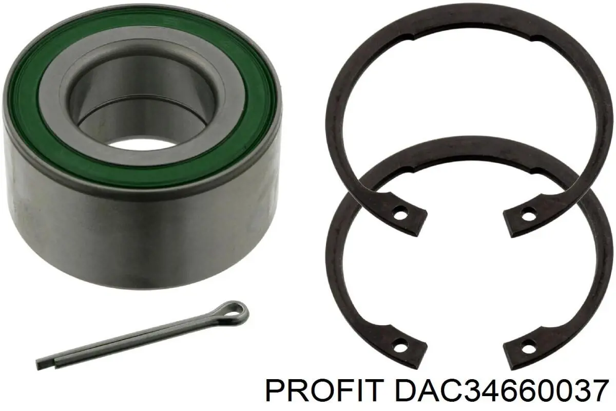 Комплект подшипника ступицы колеса Profit DAC34660037 цена, от 9.86 USD