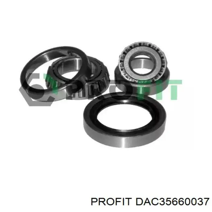 Комплект подшипника ступицы колеса Profit DAC35660037 цена, от 10.50 USD