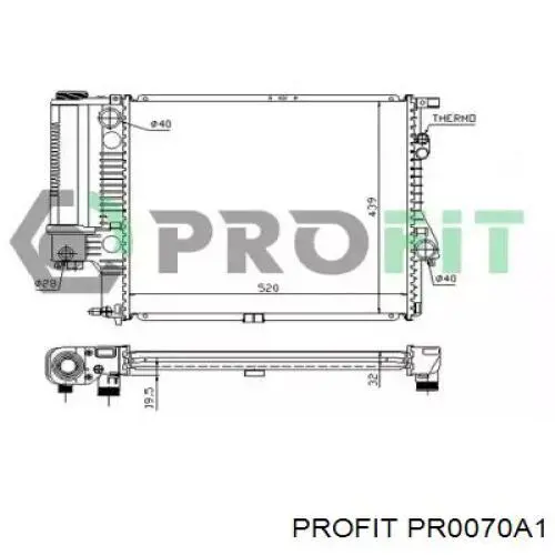 Радиатор PR0070A1 Profit