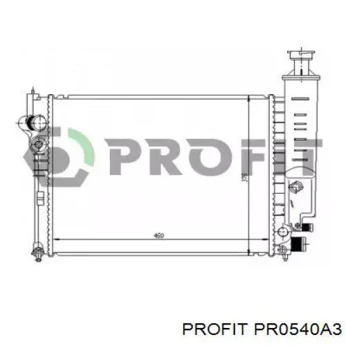 Радиатор 0540A3 Profit