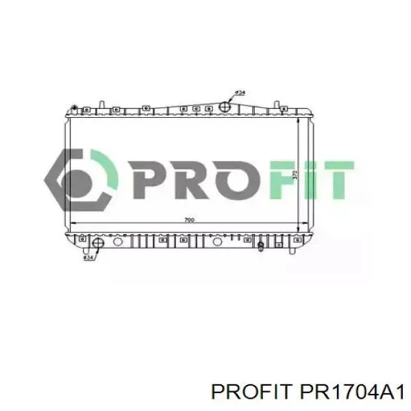 Радиатор PR1704A1 Profit