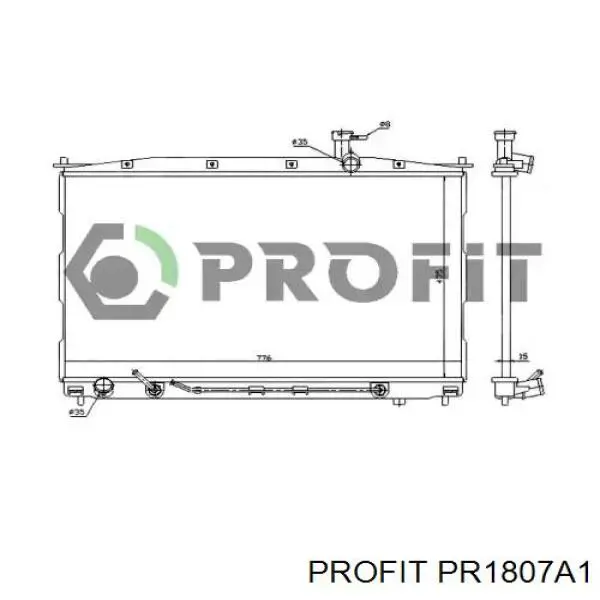 Радиатор PR1807A1 Profit