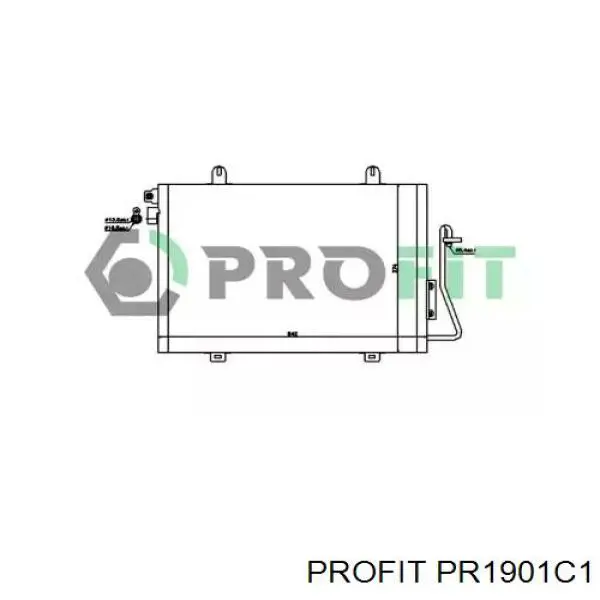 Радиатор кондиционера PR1901C1 Profit