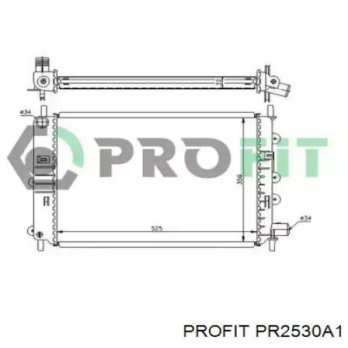 Радиатор PR2530A1 Profit