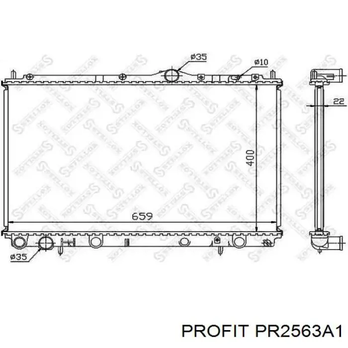 Купить PR2563A1 Profit Радиатор водяной