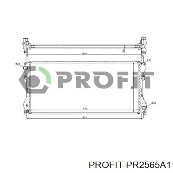 Радиатор PR2565A1 Profit