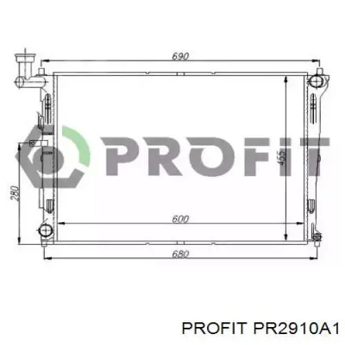 Радиатор PR2910A1 Profit