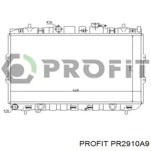 Радиатор PR2910A9 Profit