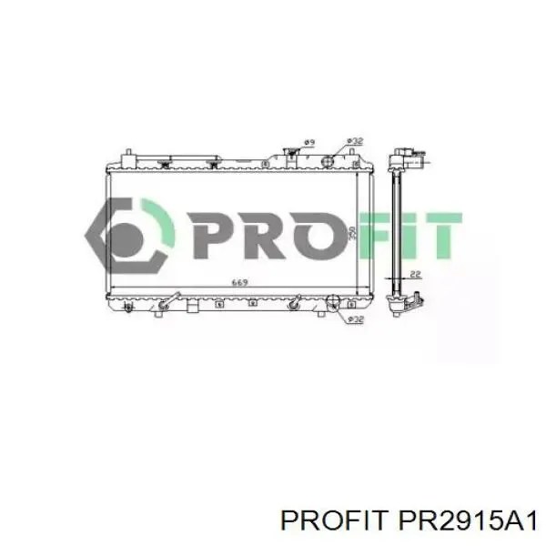 Радиатор PR2915A1 Profit