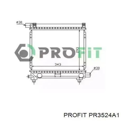 Радиатор PR3524A1 Profit