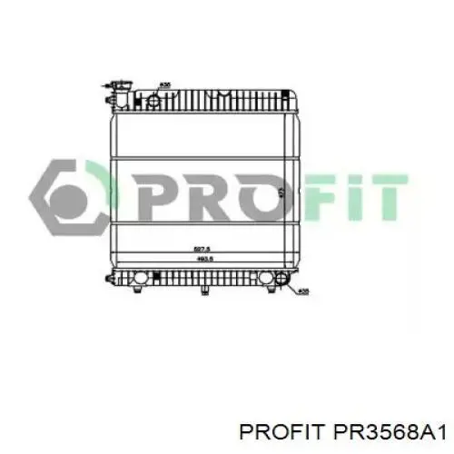 Радиатор PR3568A1 Profit