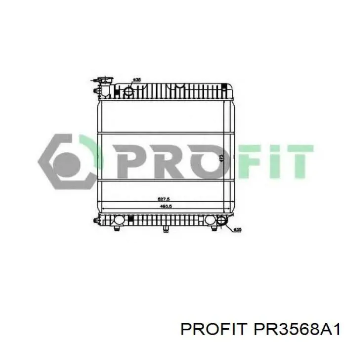 Радиатор охлаждения двигателя Autotechteile 1005030 цена, от 100.03 USD