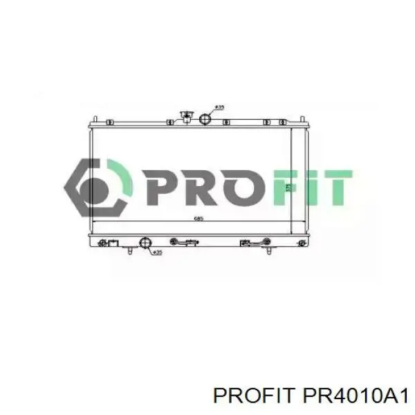 Радиатор 4010A1 Profit