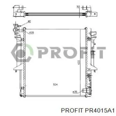 Радиатор PR4015A1 Profit